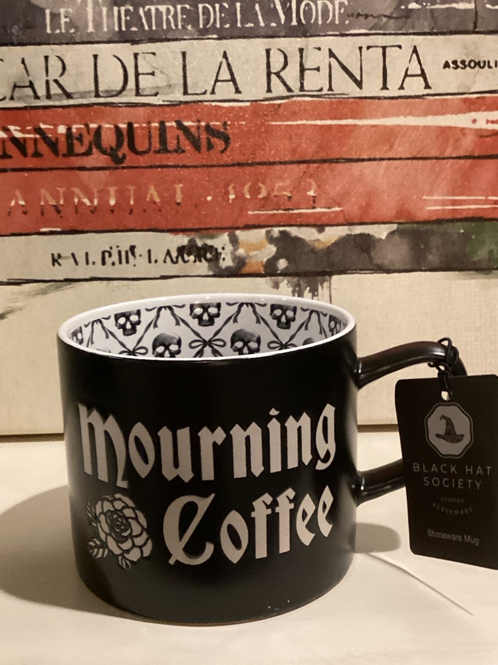 "Mourning Coffee" Halloween Mug